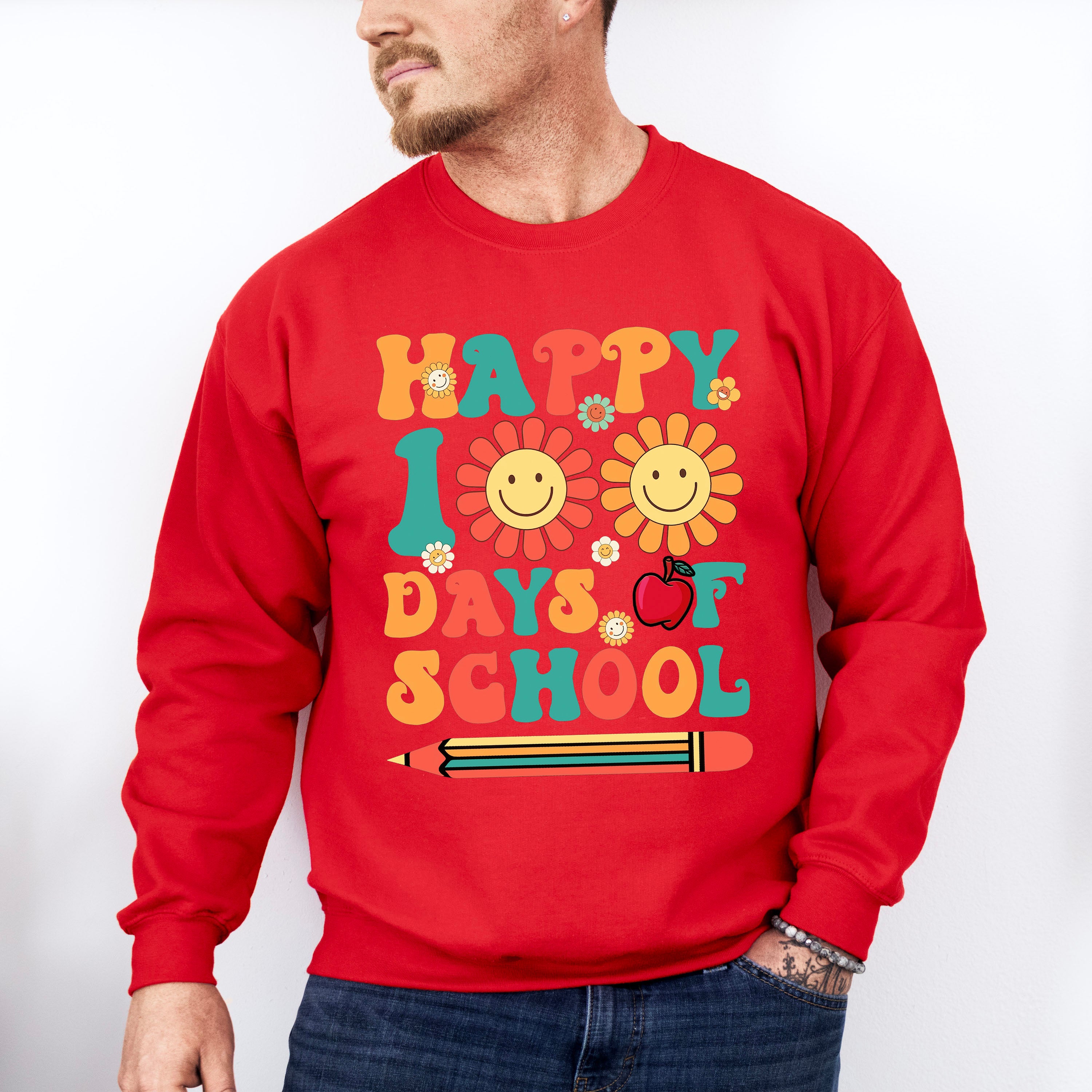 Happy 100 Days Of School Theme T-shirt, Hoodie, Sweatshirt