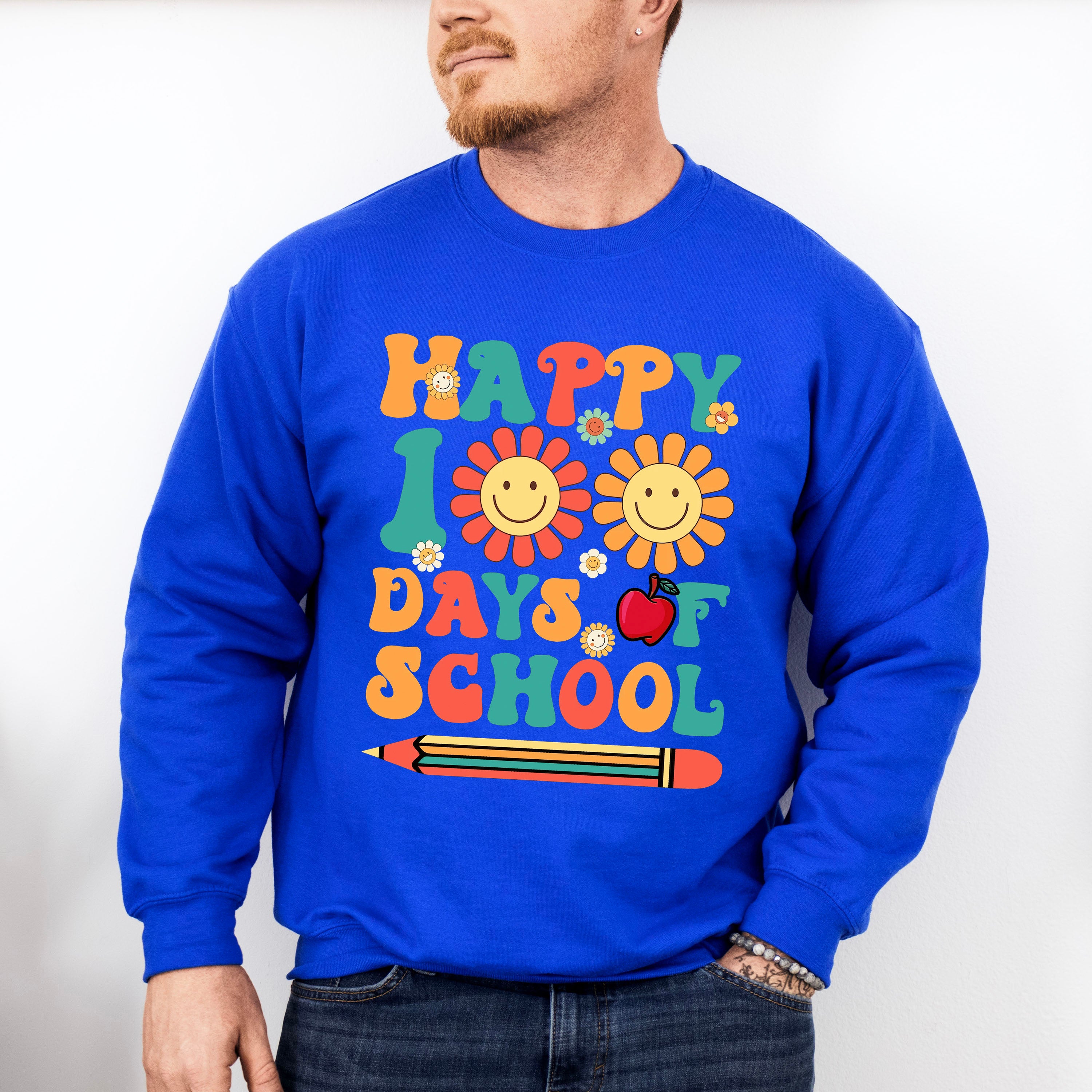 Happy 100 Days Of School Theme T-shirt, Hoodie, Sweatshirt