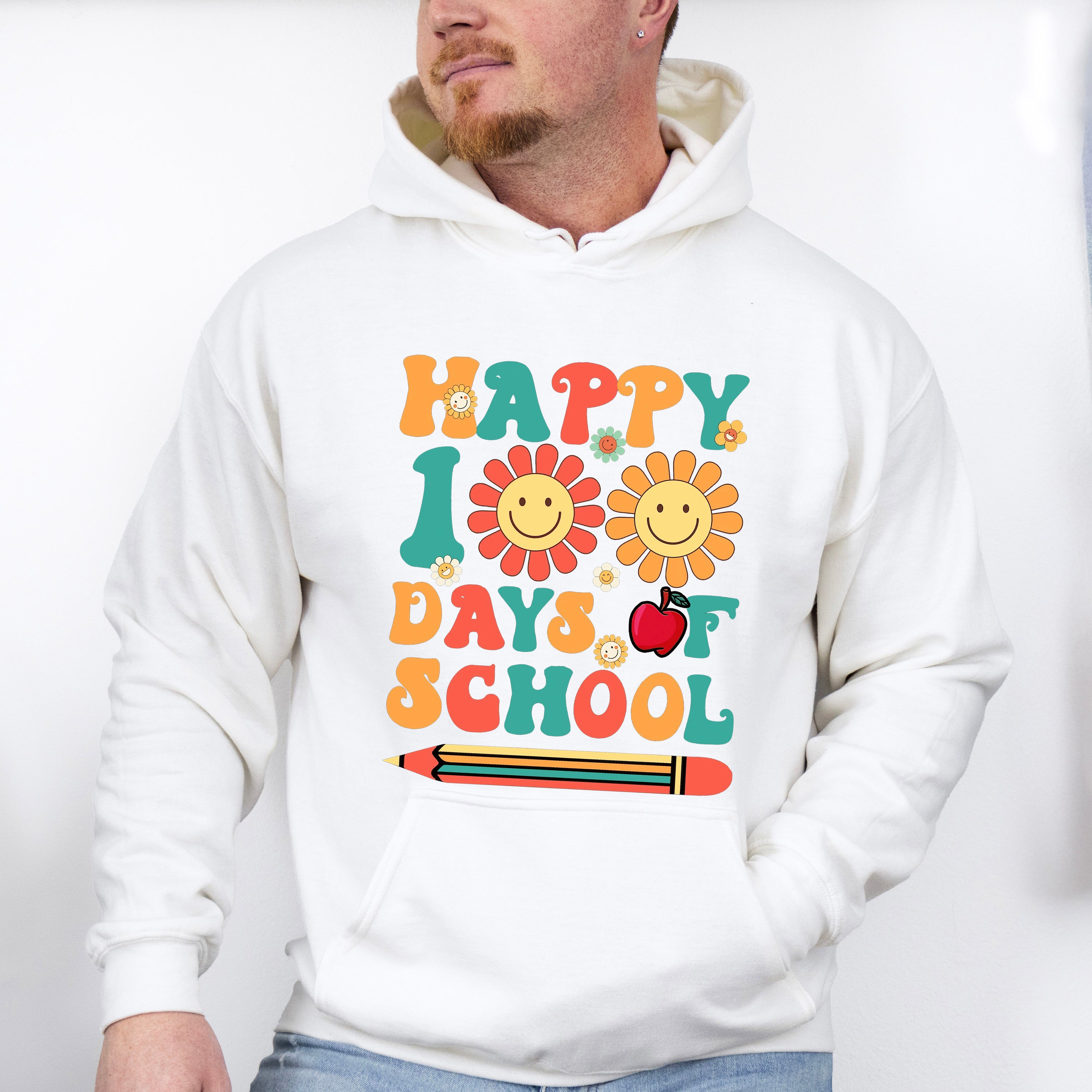 Happy 100 Days Of School Theme T-shirt, Hoodie, Sweatshirt