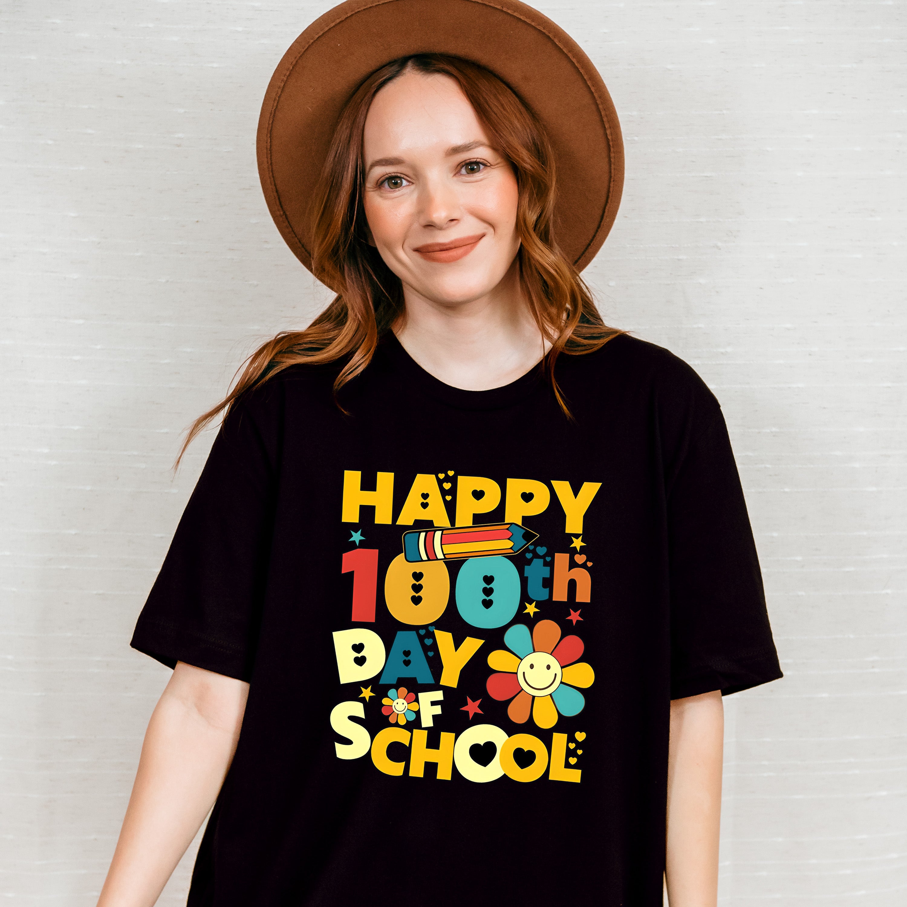 Happy 100 Days Of School Theme T-shirt, Hoodie, Sweatshirt