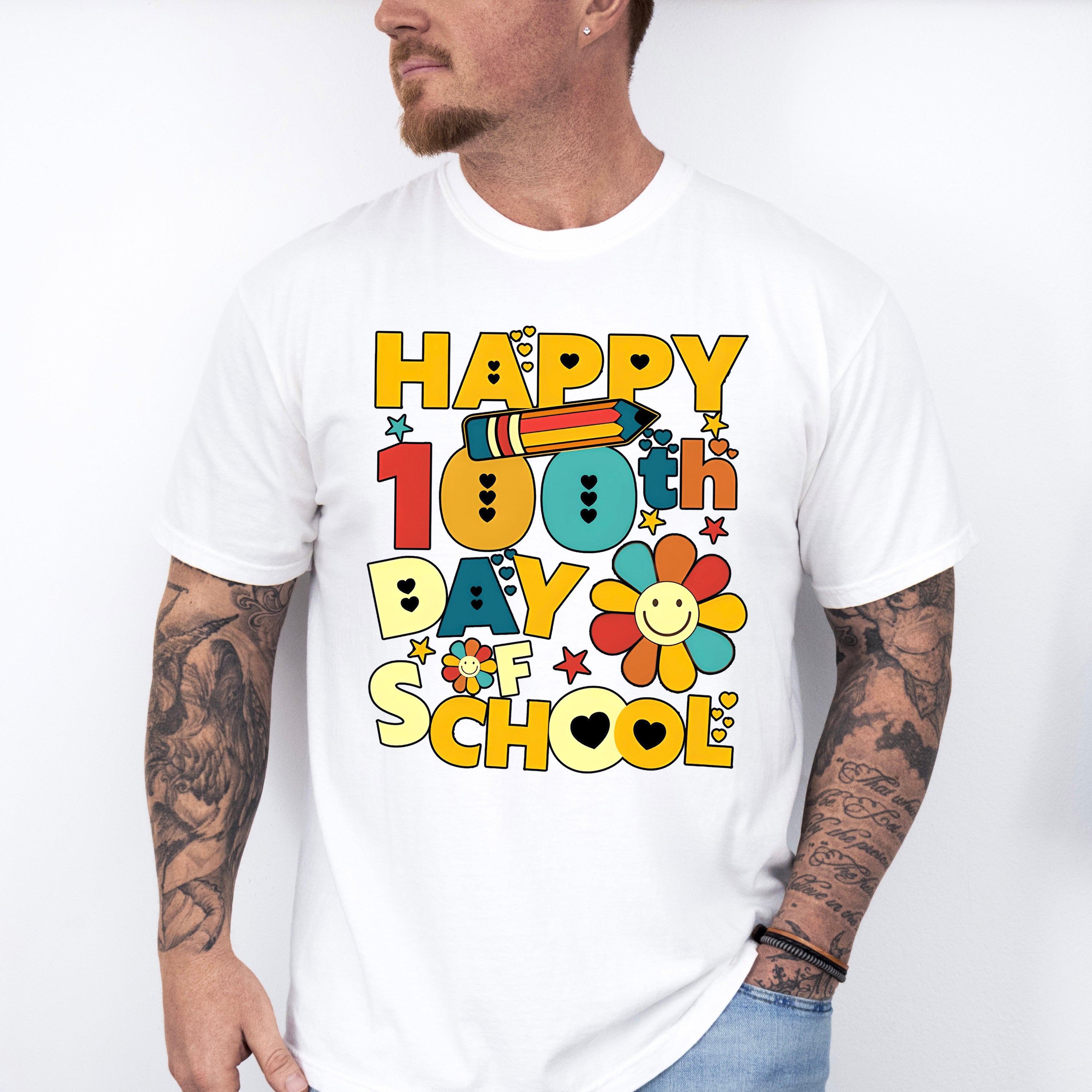 Happy 100 Days Of School Theme T-shirt, Hoodie, Sweatshirt