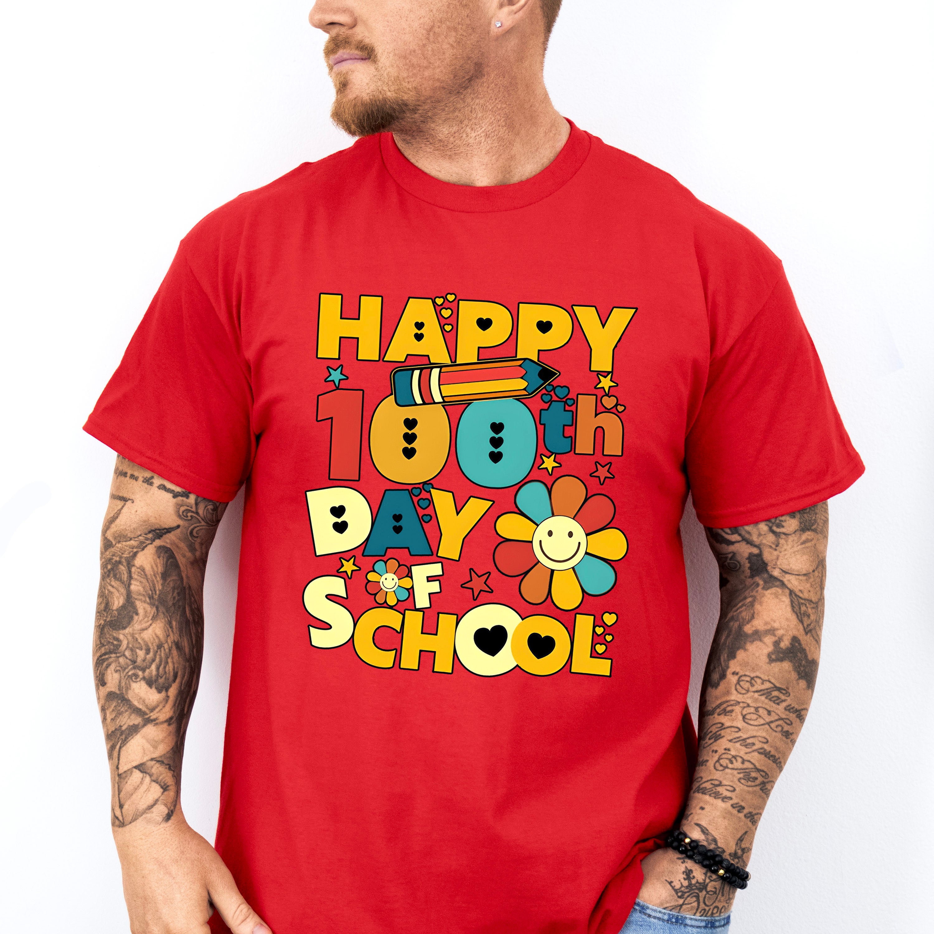 Happy 100 Days Of School Theme T-shirt, Hoodie, Sweatshirt