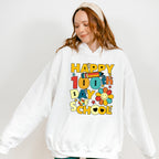 Happy 100 Days Of School Theme T-shirt, Hoodie, Sweatshirt