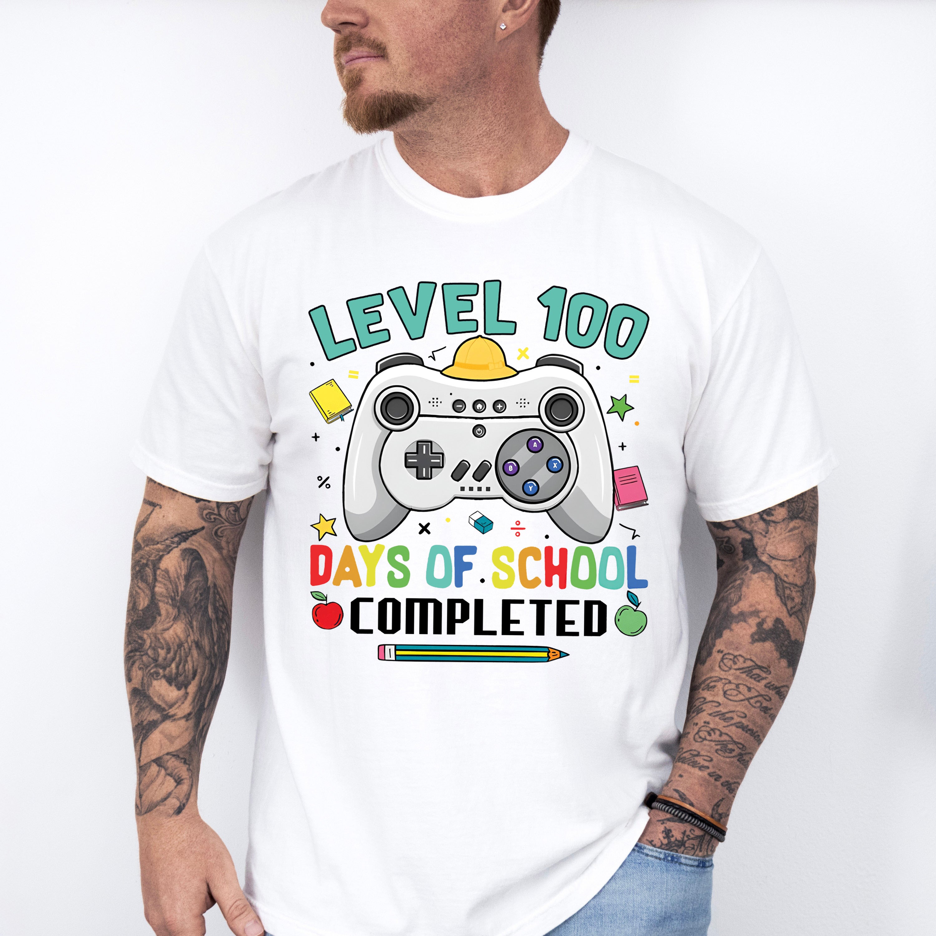Level 100 Days Of School Theme T-shirt, Hoodie, Sweatshirt