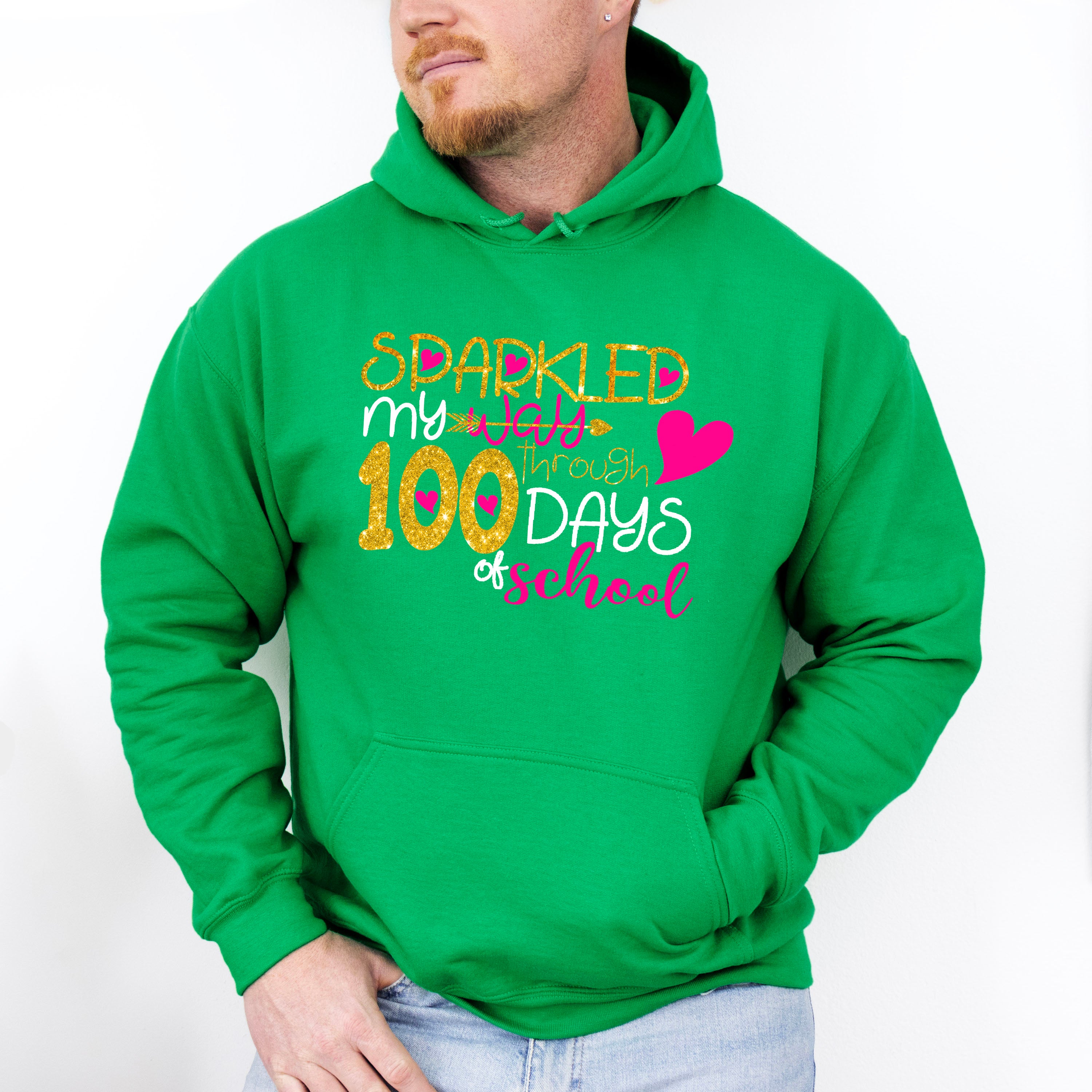 Sparkled My Way through 100 Days of School Theme T-shirt, Hoodie, Sweatshirt