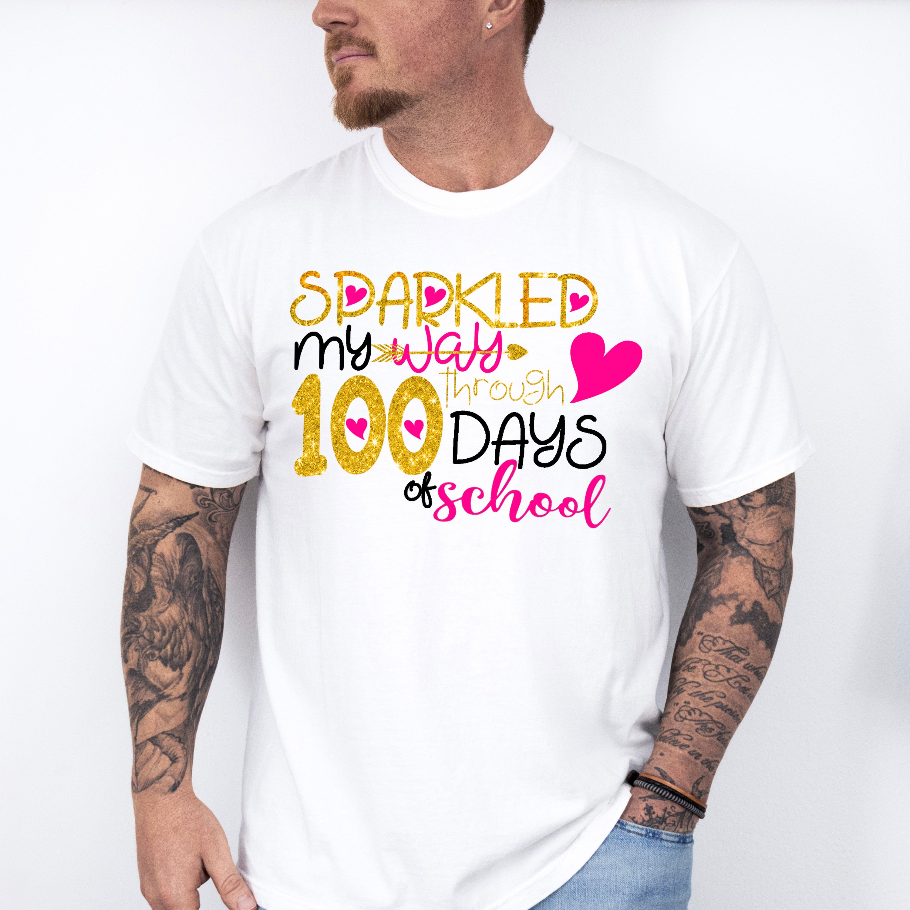Sparkled My Way through 100 Days of School Theme T-shirt, Hoodie, Sweatshirt