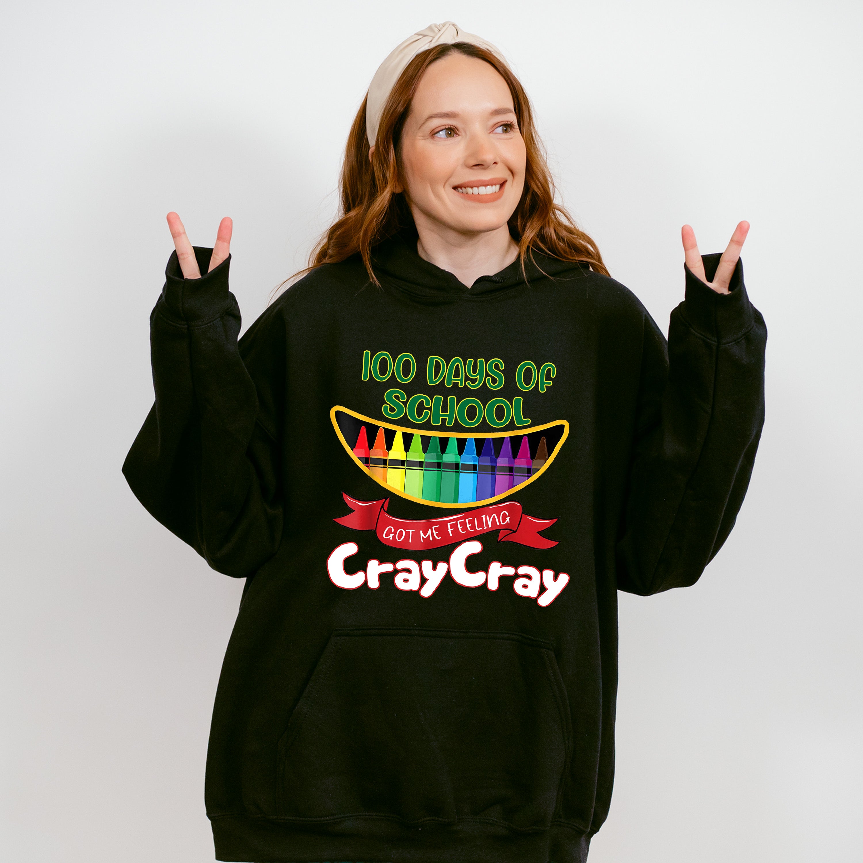 100 Days of School Cray Cray Theme T-shirt, Hoodie, Sweatshirt