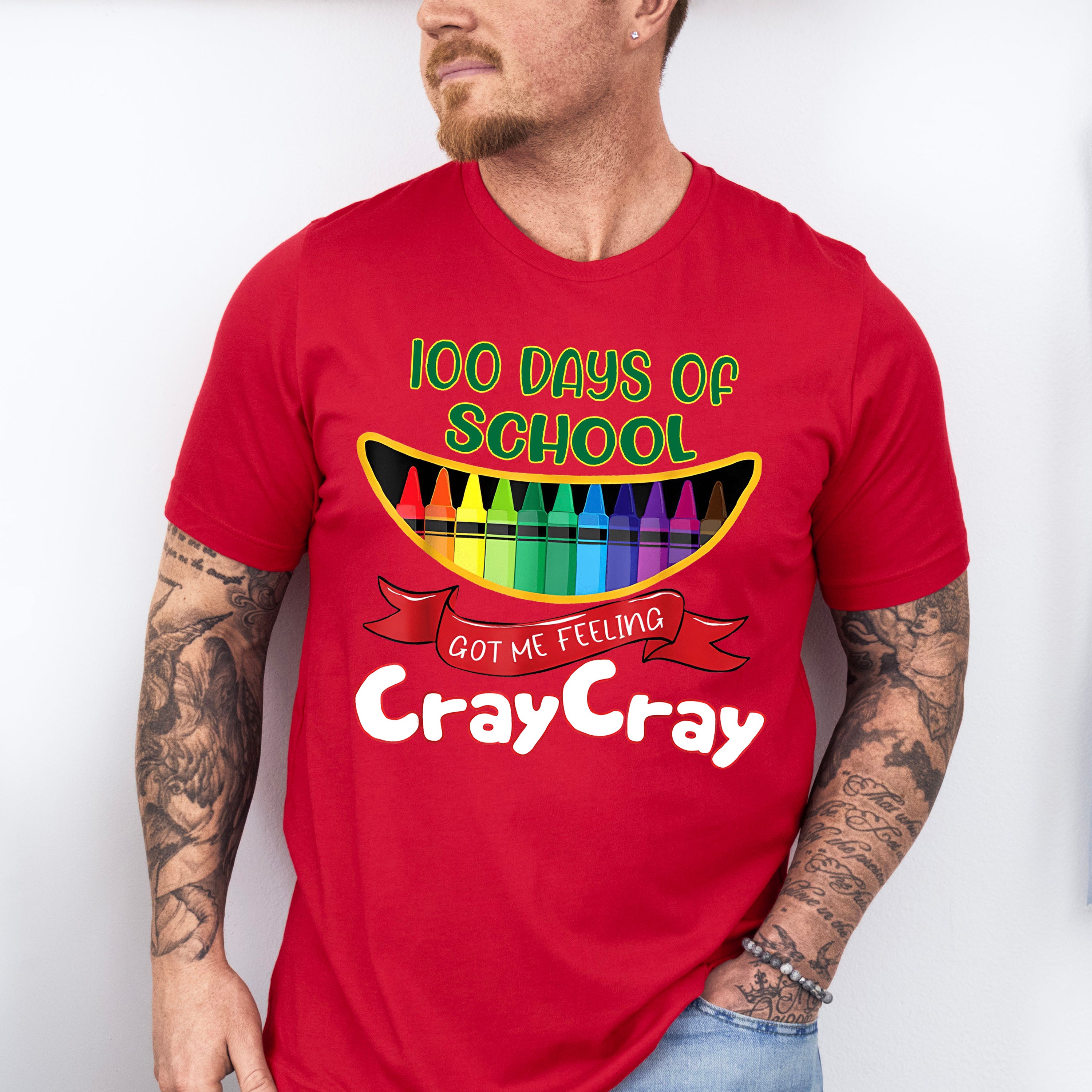 100 Days of School Cray Cray Theme T-shirt, Hoodie, Sweatshirt