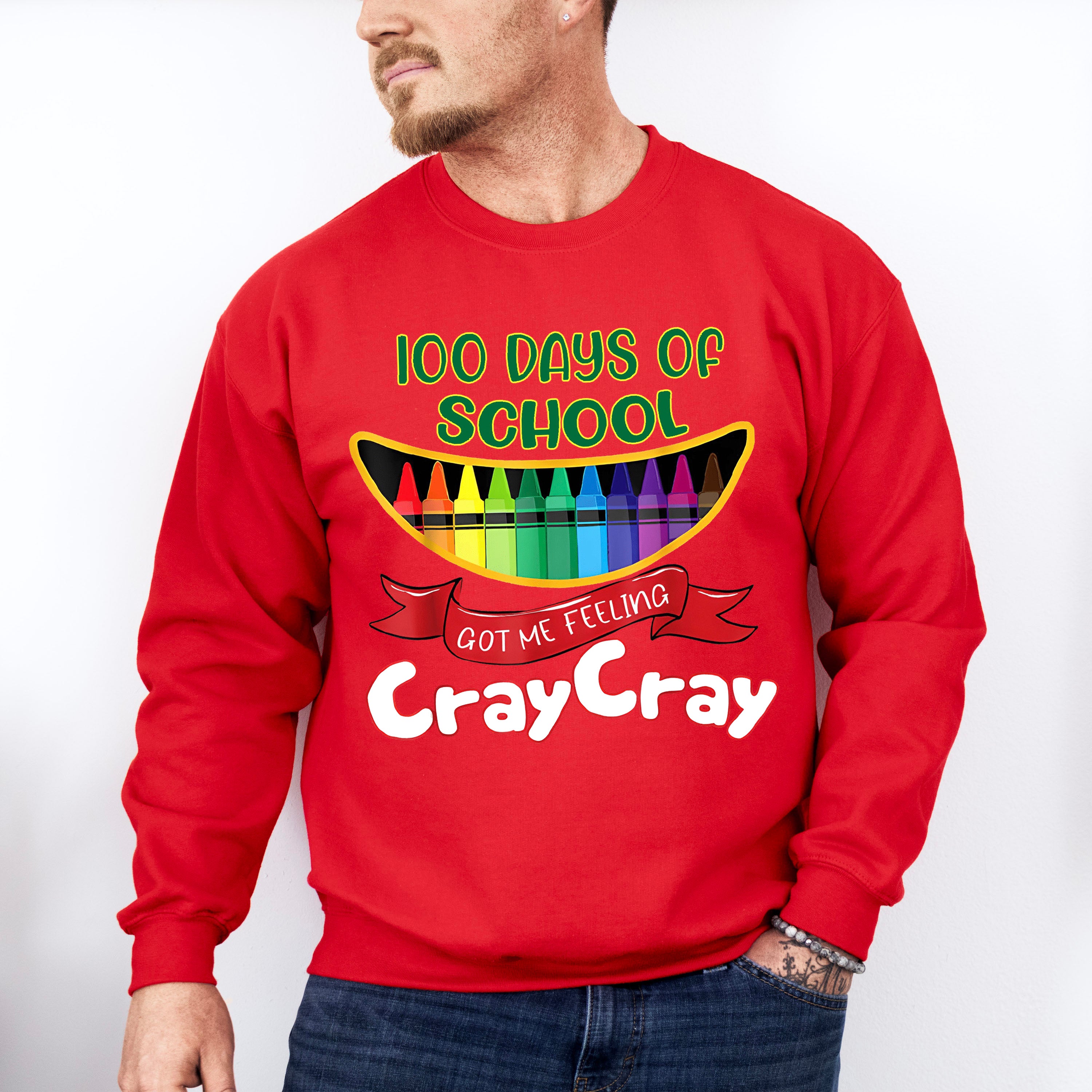 100 Days of School Cray Cray Theme T-shirt, Hoodie, Sweatshirt
