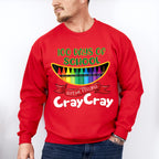 100 Days of School Cray Cray Theme T-shirt, Hoodie, Sweatshirt
