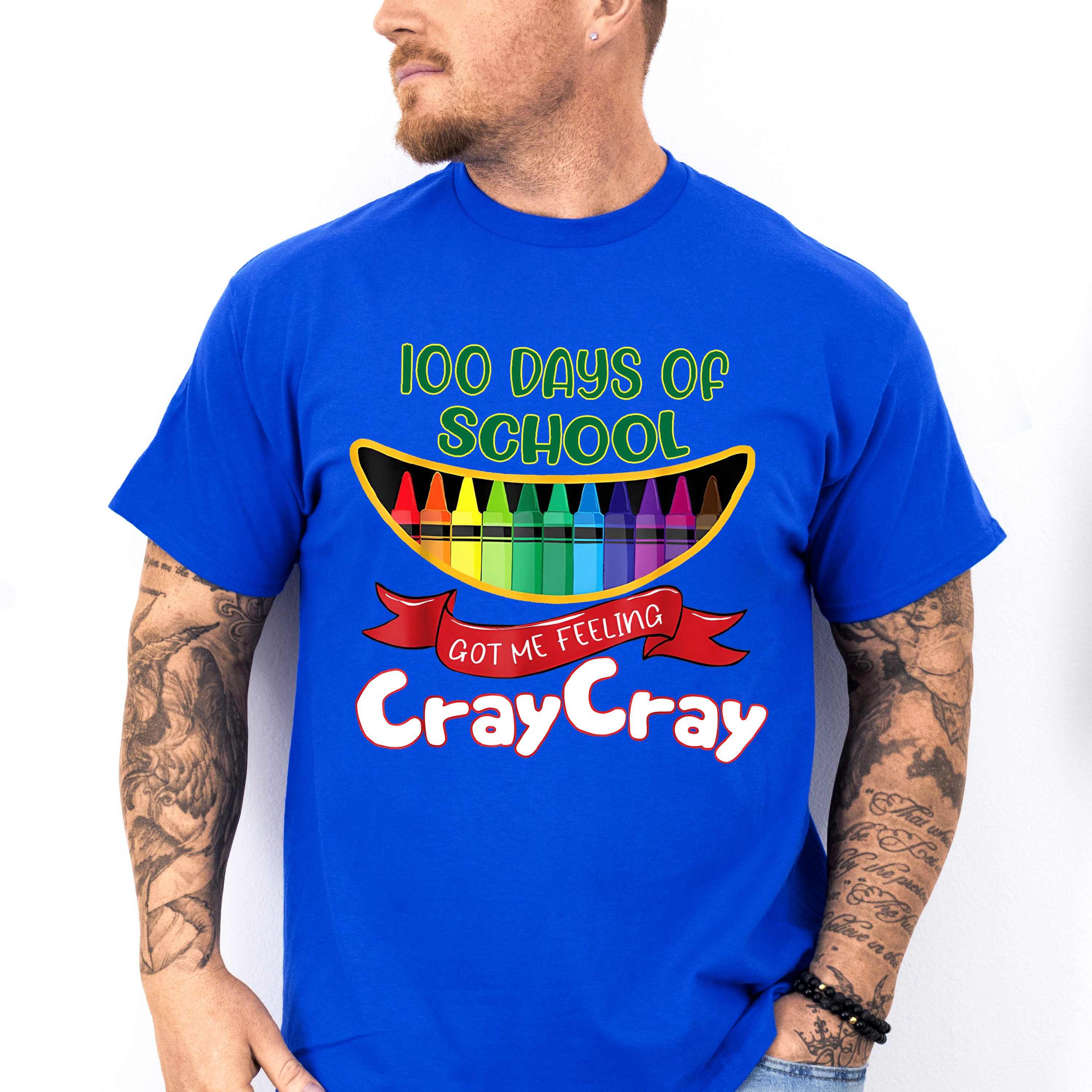 100 Days of School Cray Cray Theme T-shirt, Hoodie, Sweatshirt