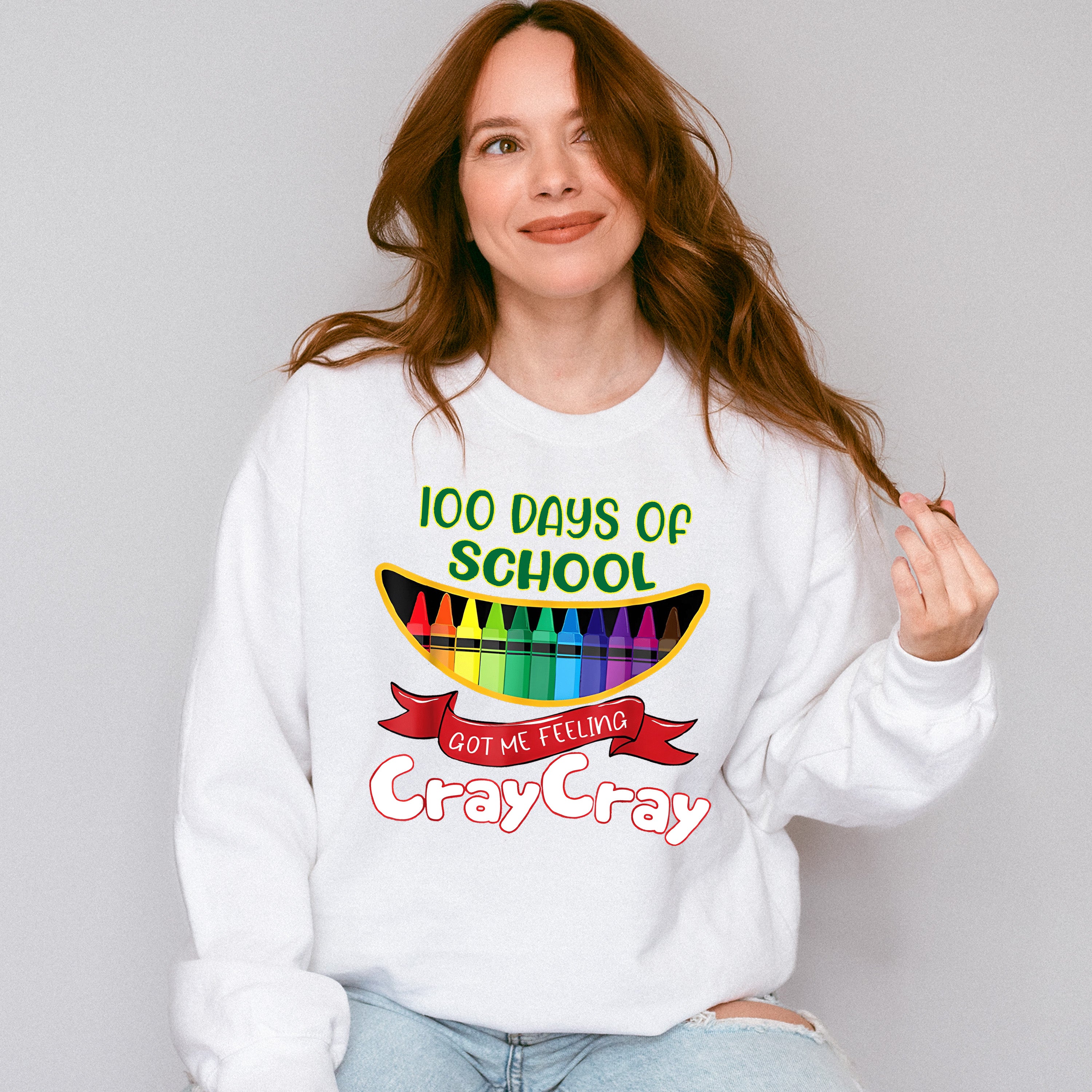 100 Days of School Cray Cray Theme T-shirt, Hoodie, Sweatshirt