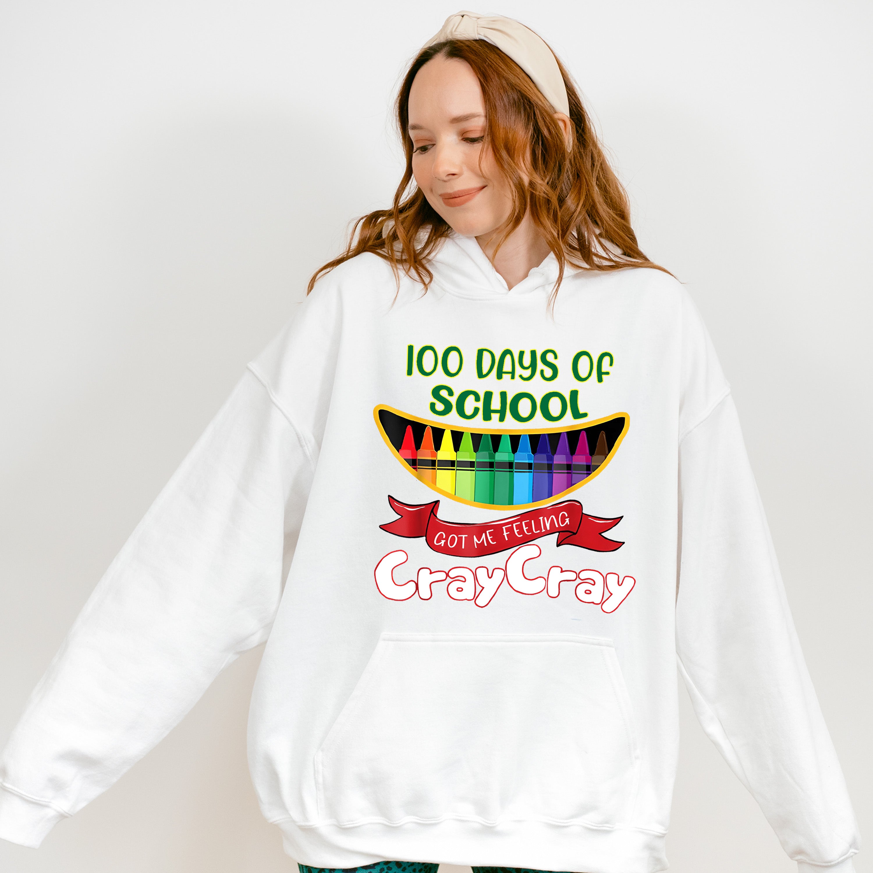 100 Days of School Cray Cray Theme T-shirt, Hoodie, Sweatshirt
