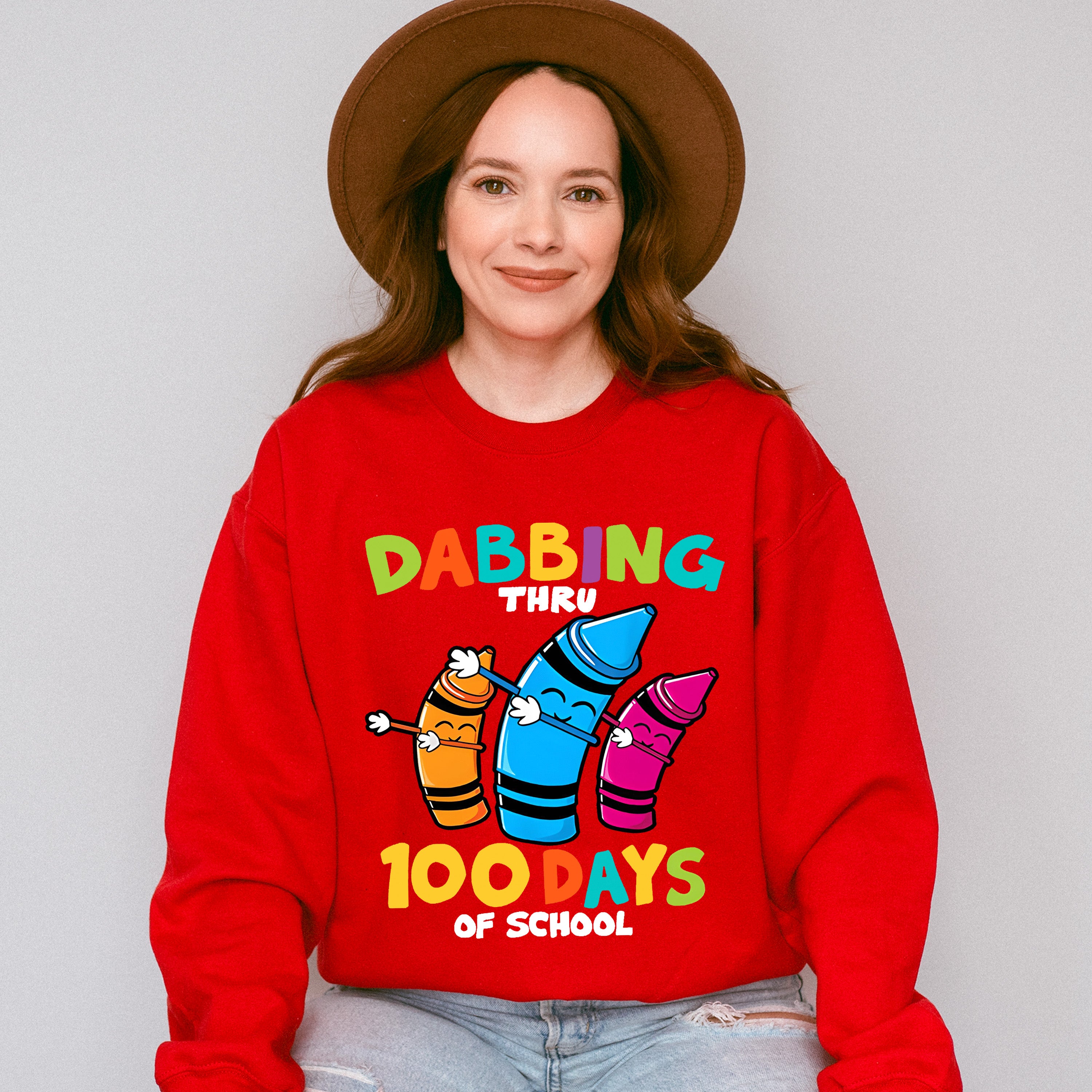 Dabbing Thru 100 Days Of School Theme T-shirt, Hoodie, Sweatshirt