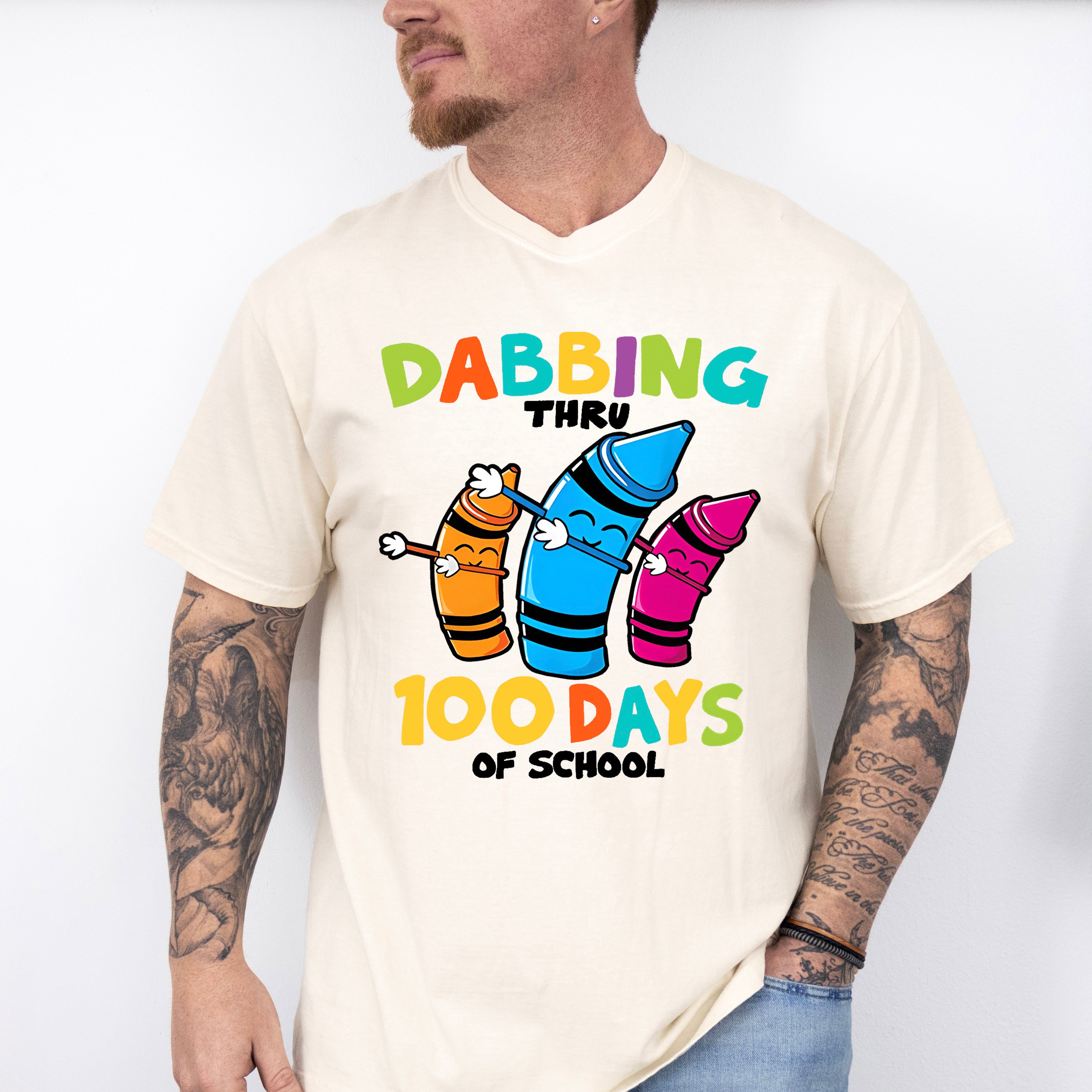 Dabbing Thru 100 Days Of School Theme T-shirt, Hoodie, Sweatshirt