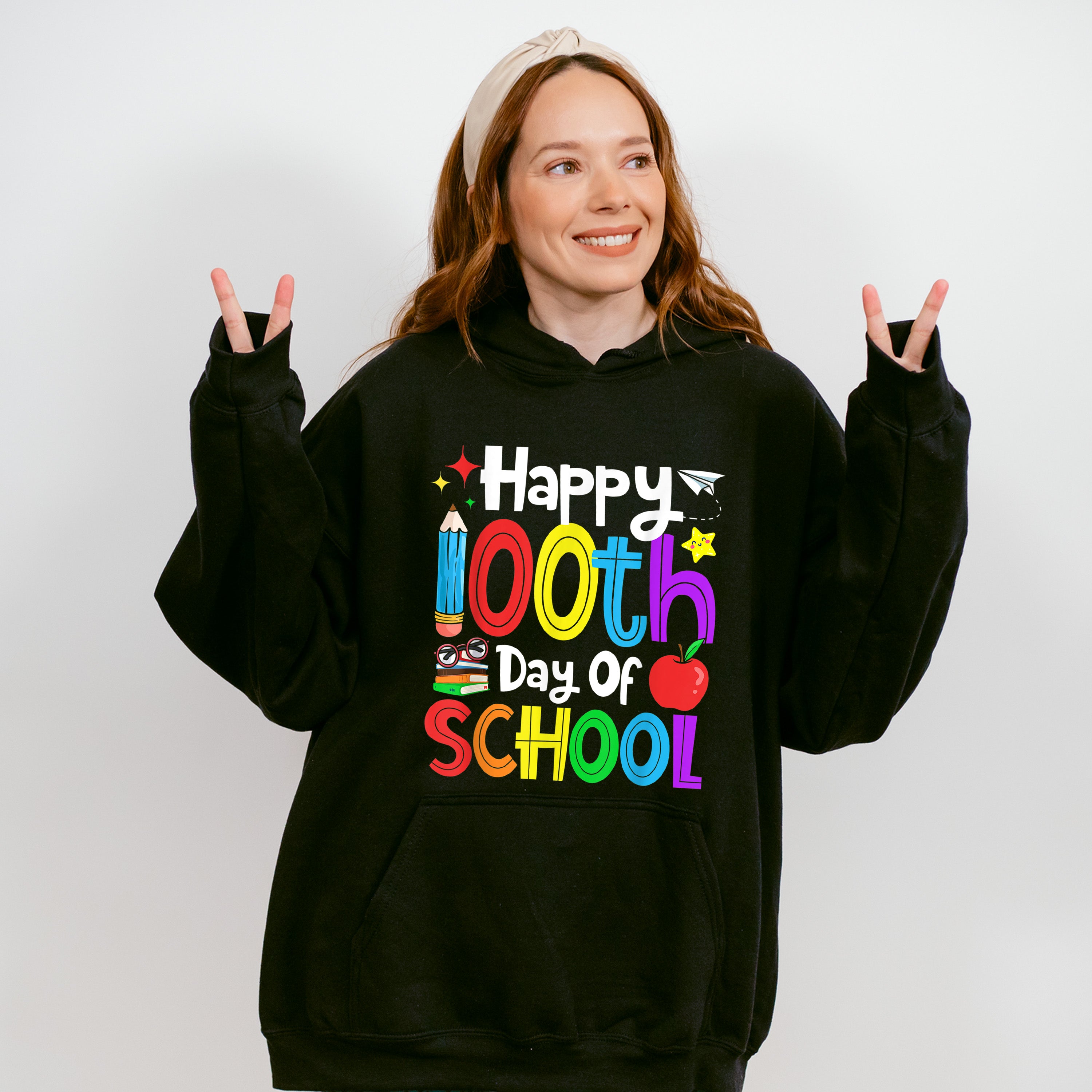 Happy 100 Days of School Theme T-shirt, Hoodie, Sweatshirt