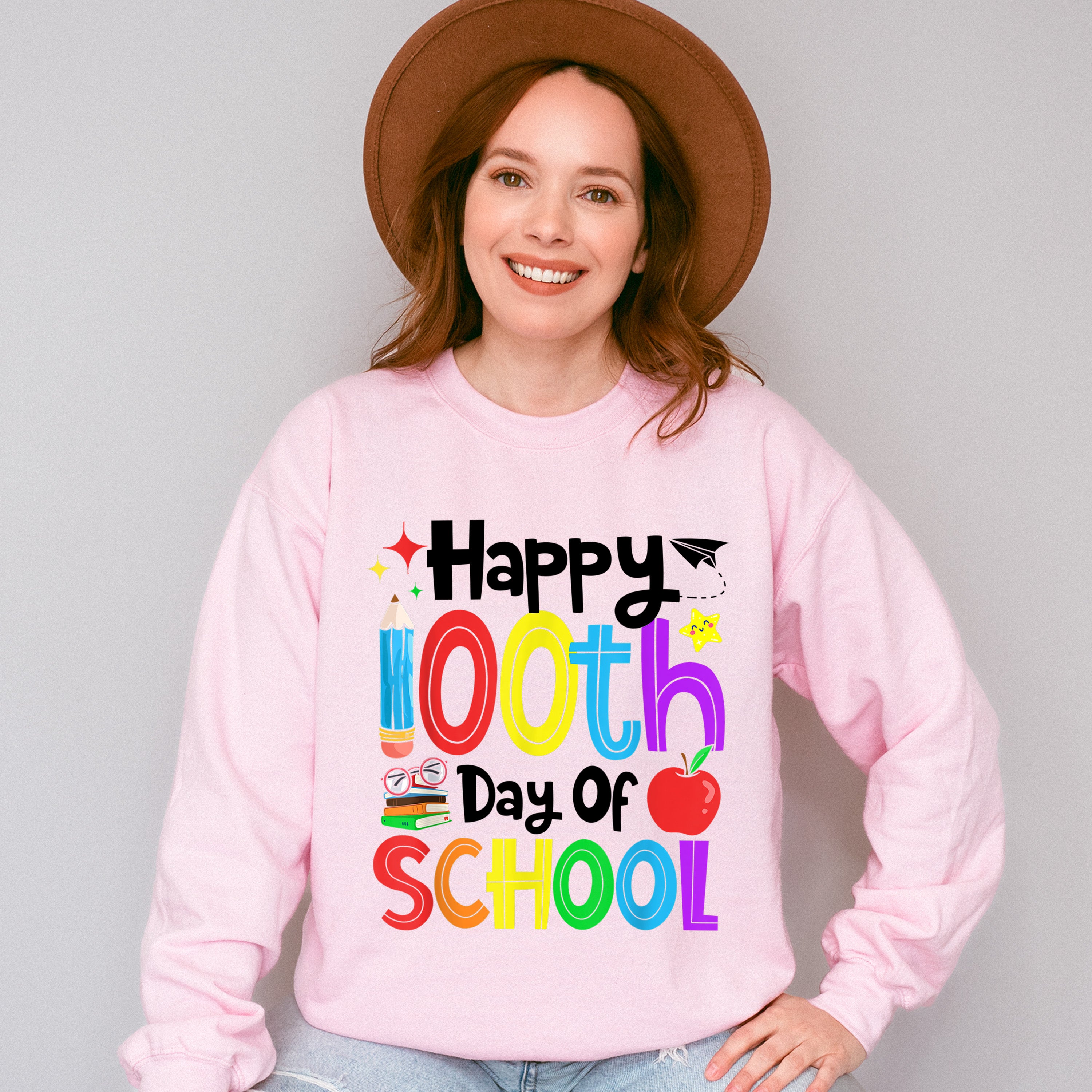 Happy 100 Days of School Theme T-shirt, Hoodie, Sweatshirt