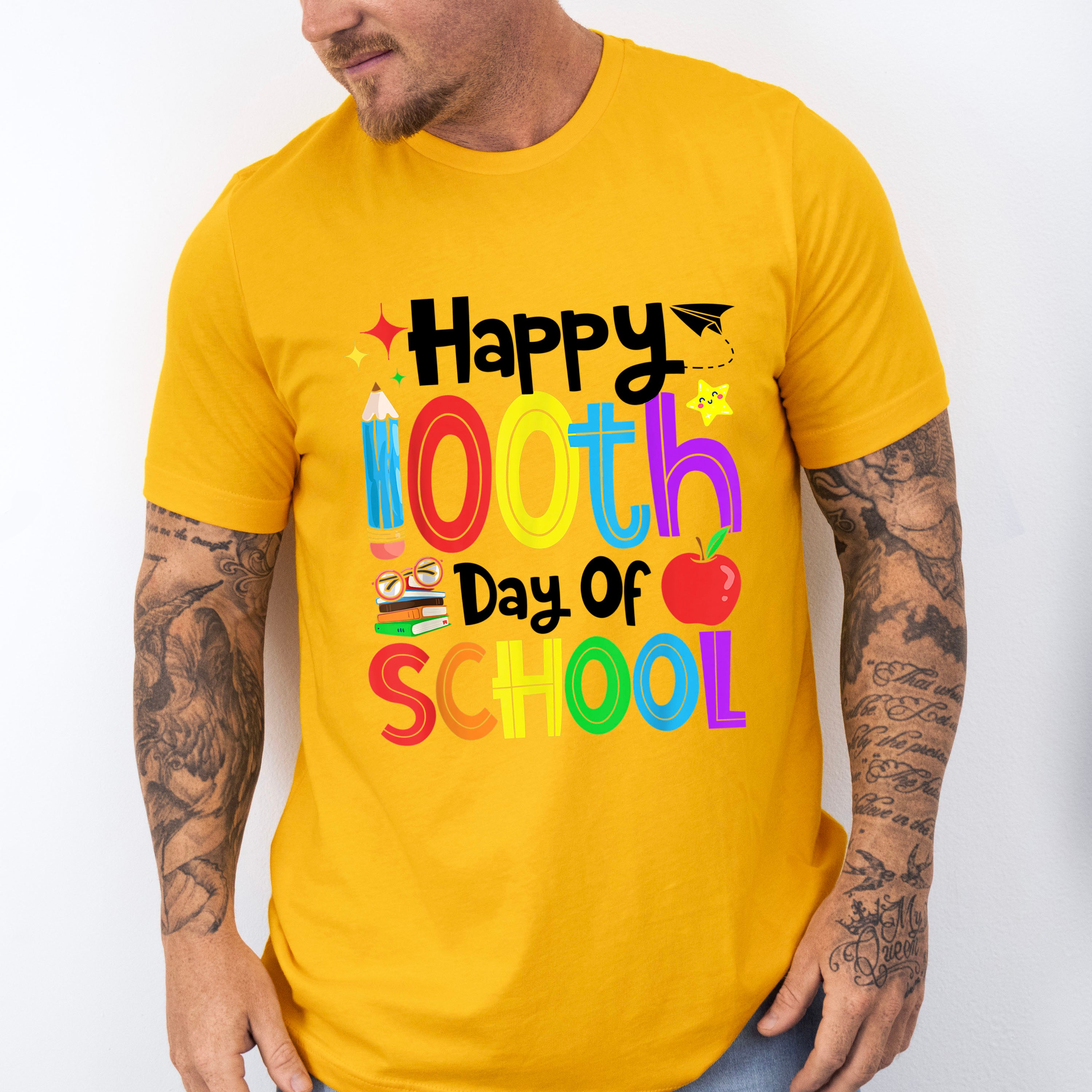 Happy 100 Days of School Theme T-shirt, Hoodie, Sweatshirt