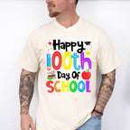 Happy 100 Days of School Theme T-shirt, Hoodie, Sweatshirt