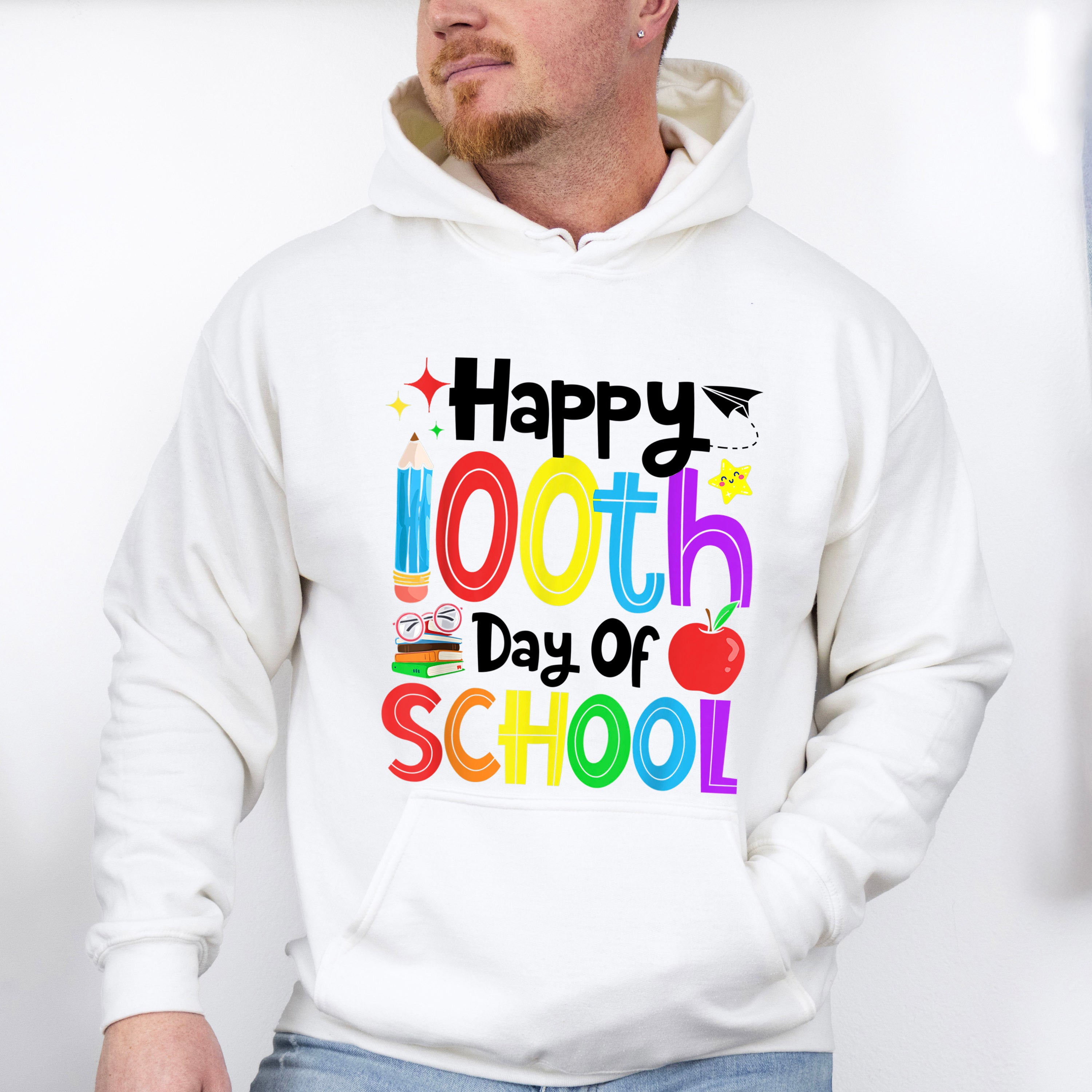 Happy 100 Days of School Theme T-shirt, Hoodie, Sweatshirt