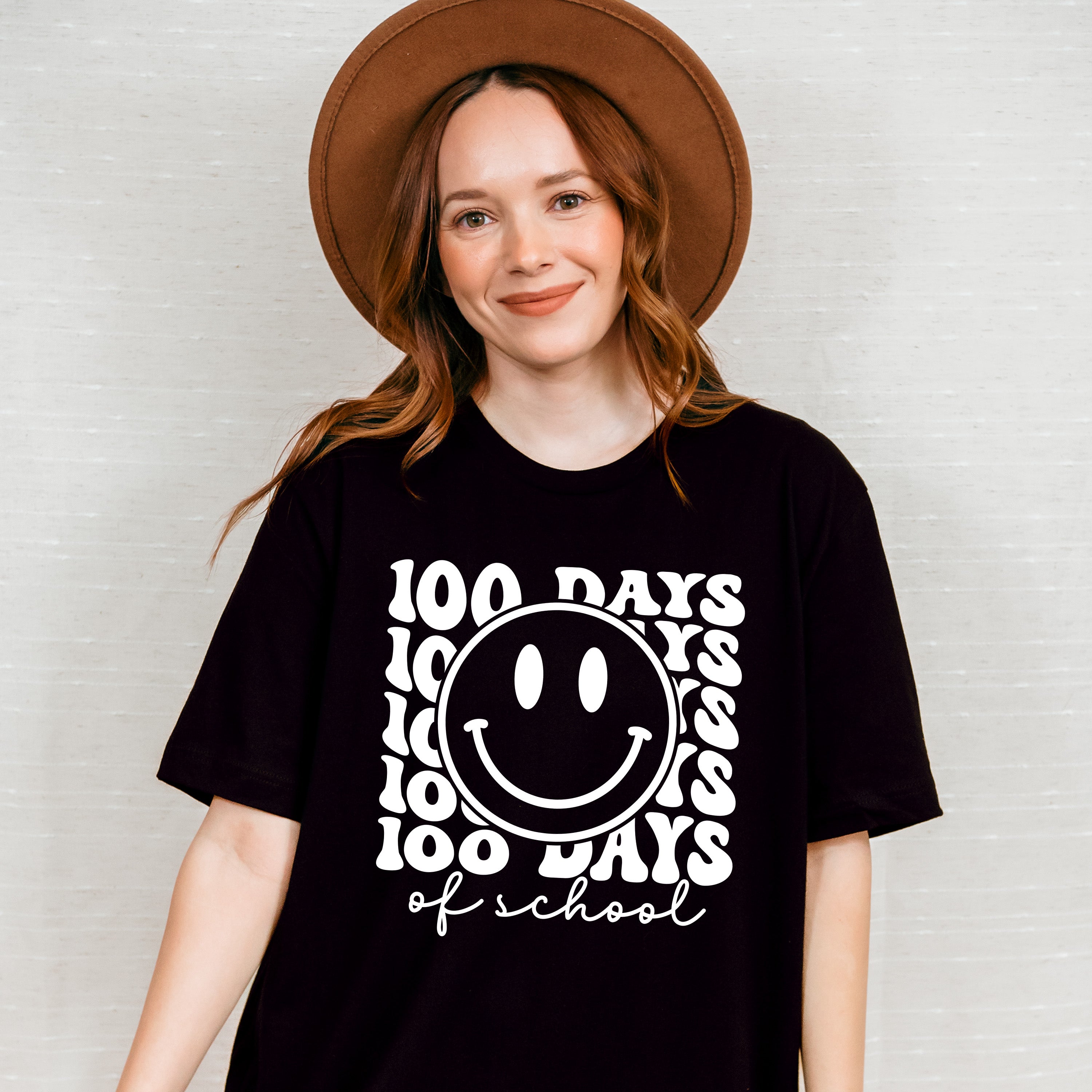100 Days of School Smiley Face Theme T-shirt, Hoodie, Sweatshirt
