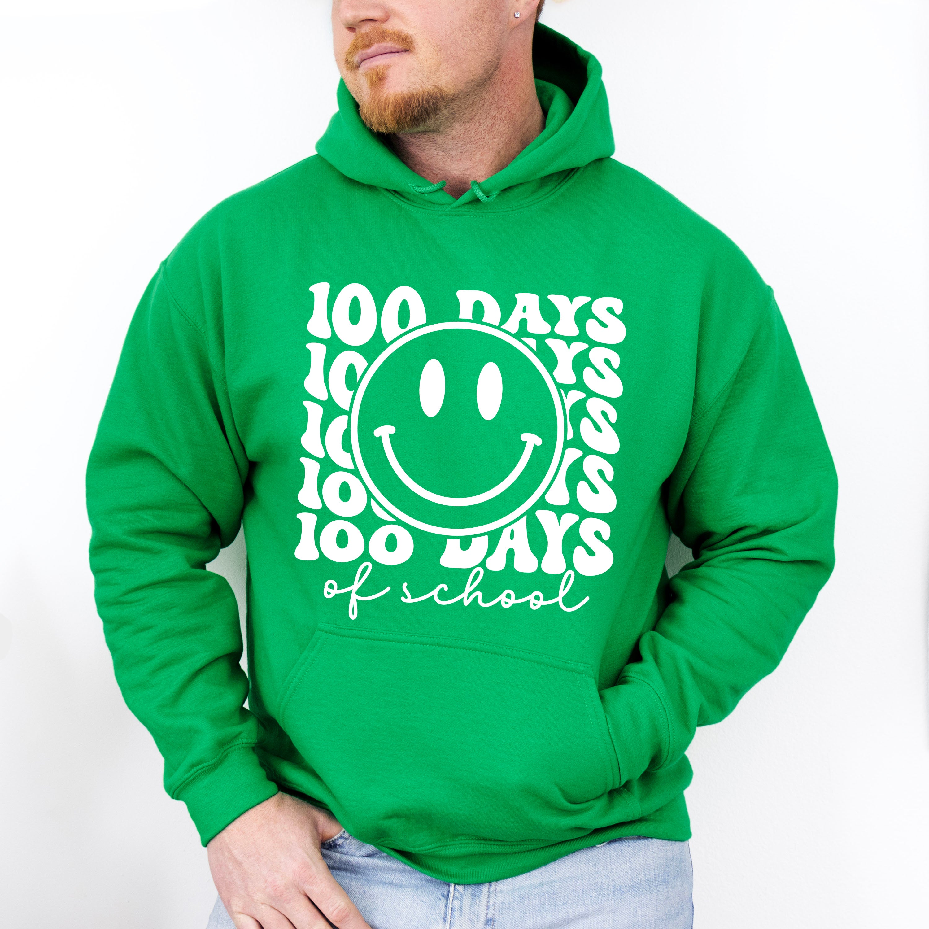 100 Days of School Smiley Face Theme T-shirt, Hoodie, Sweatshirt
