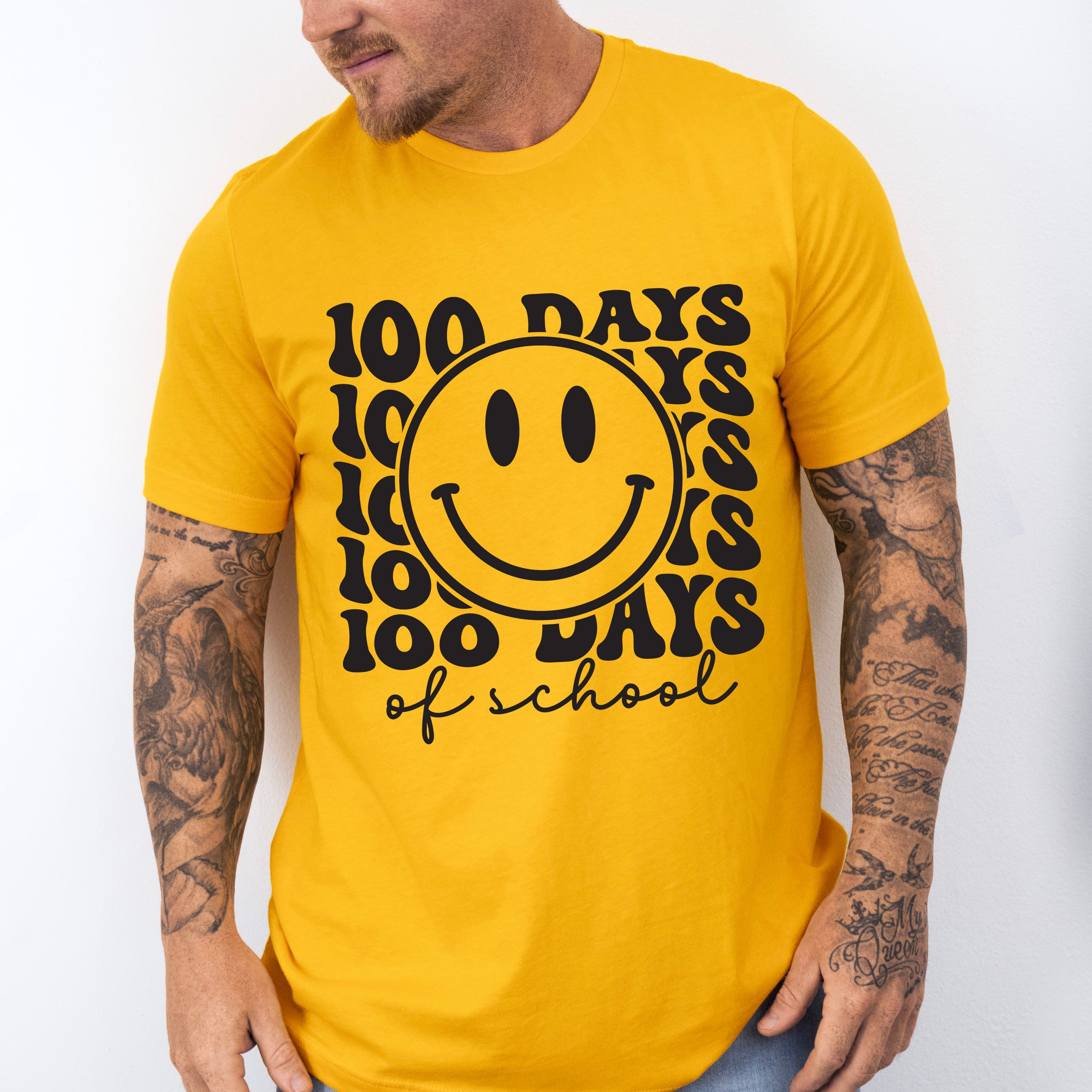 100 Days of School Smiley Face Theme T-shirt, Hoodie, Sweatshirt