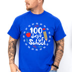 100 Days Of School Theme T-shirt, Hoodie, Sweatshirt