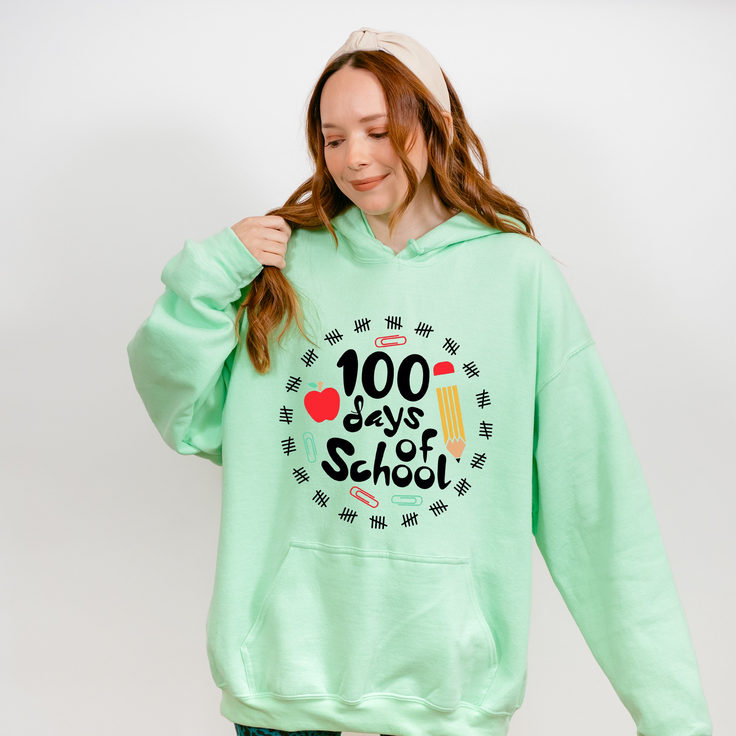 100 Days Of School Theme T-shirt, Hoodie, Sweatshirt