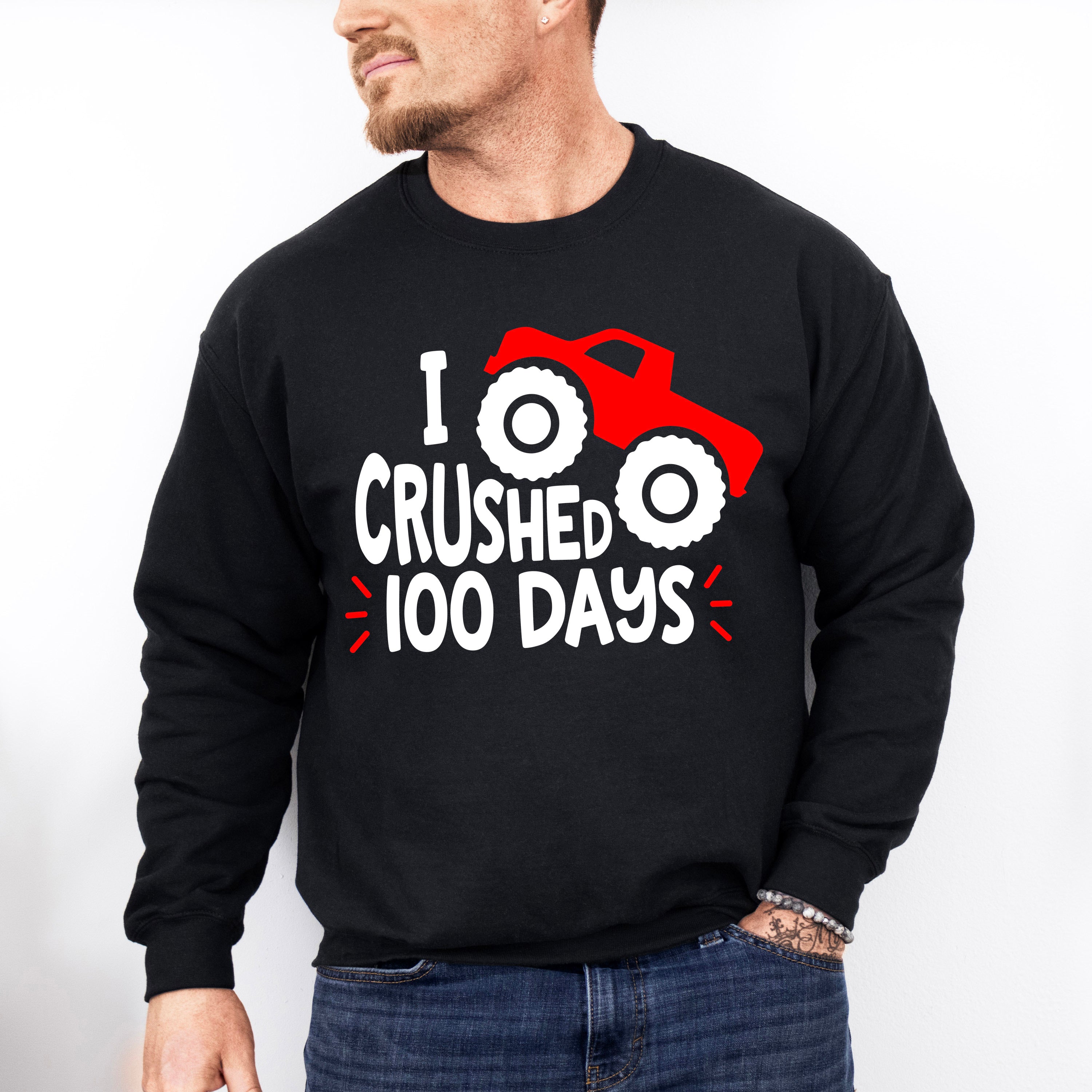 I Crushed 100 Days of School Theme T-shirt, Hoodie, Sweatshirt